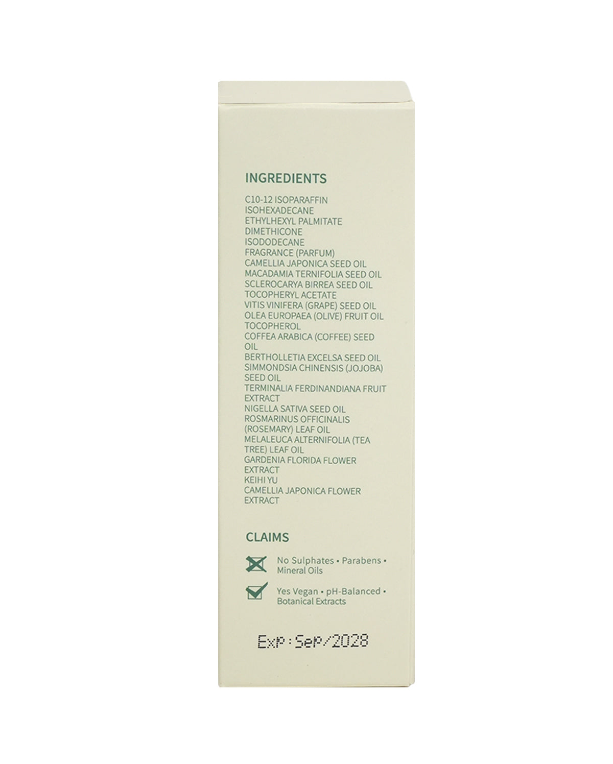 Botanical Hair Perfume Oil with Camellia & Australian Native Oils – Shine, Frizz Control | 50ml