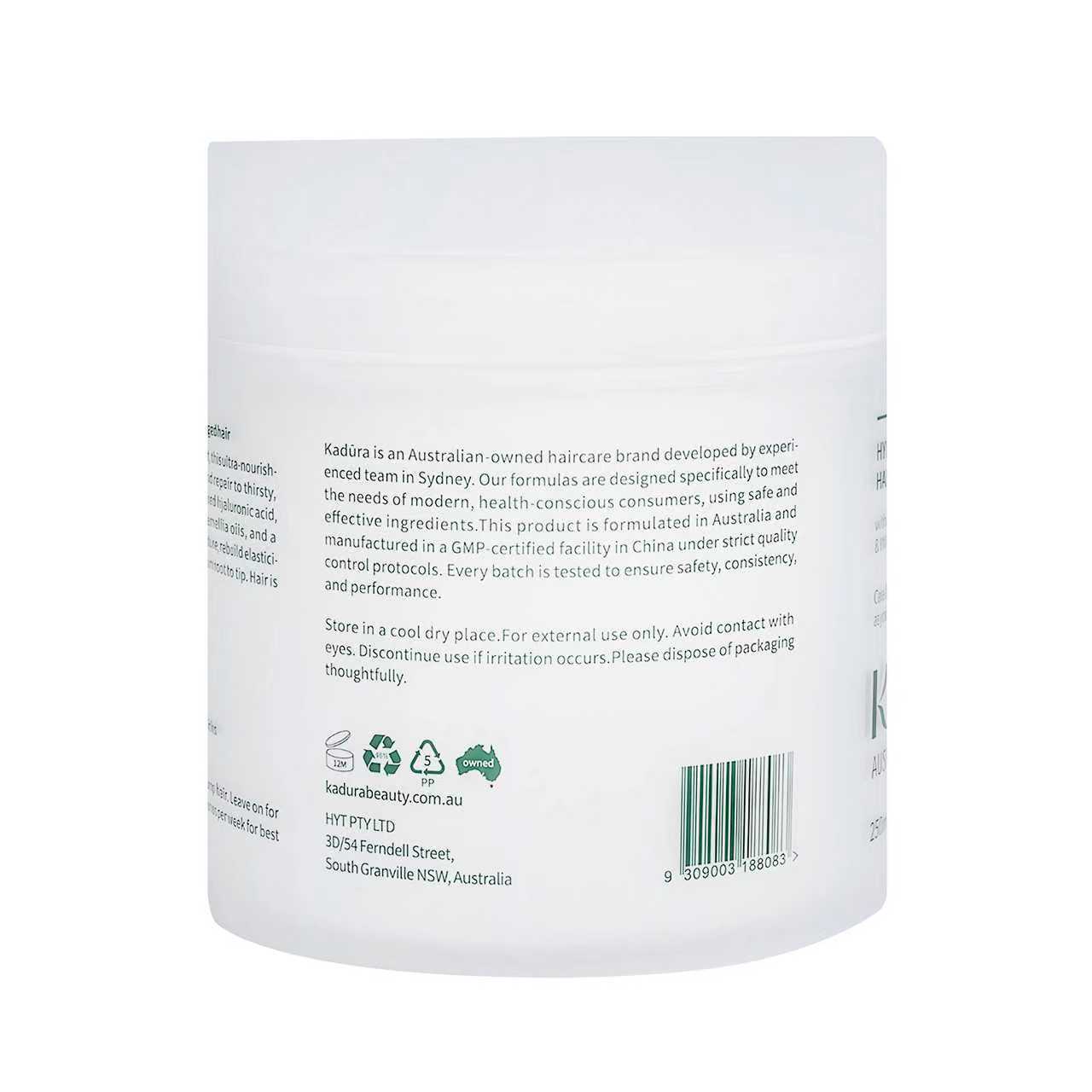 Hydra Bomb Hair Mask with Hyaluronic Botanical Complex & Wheat Protein – Intense Hydration & Repair | 250ml