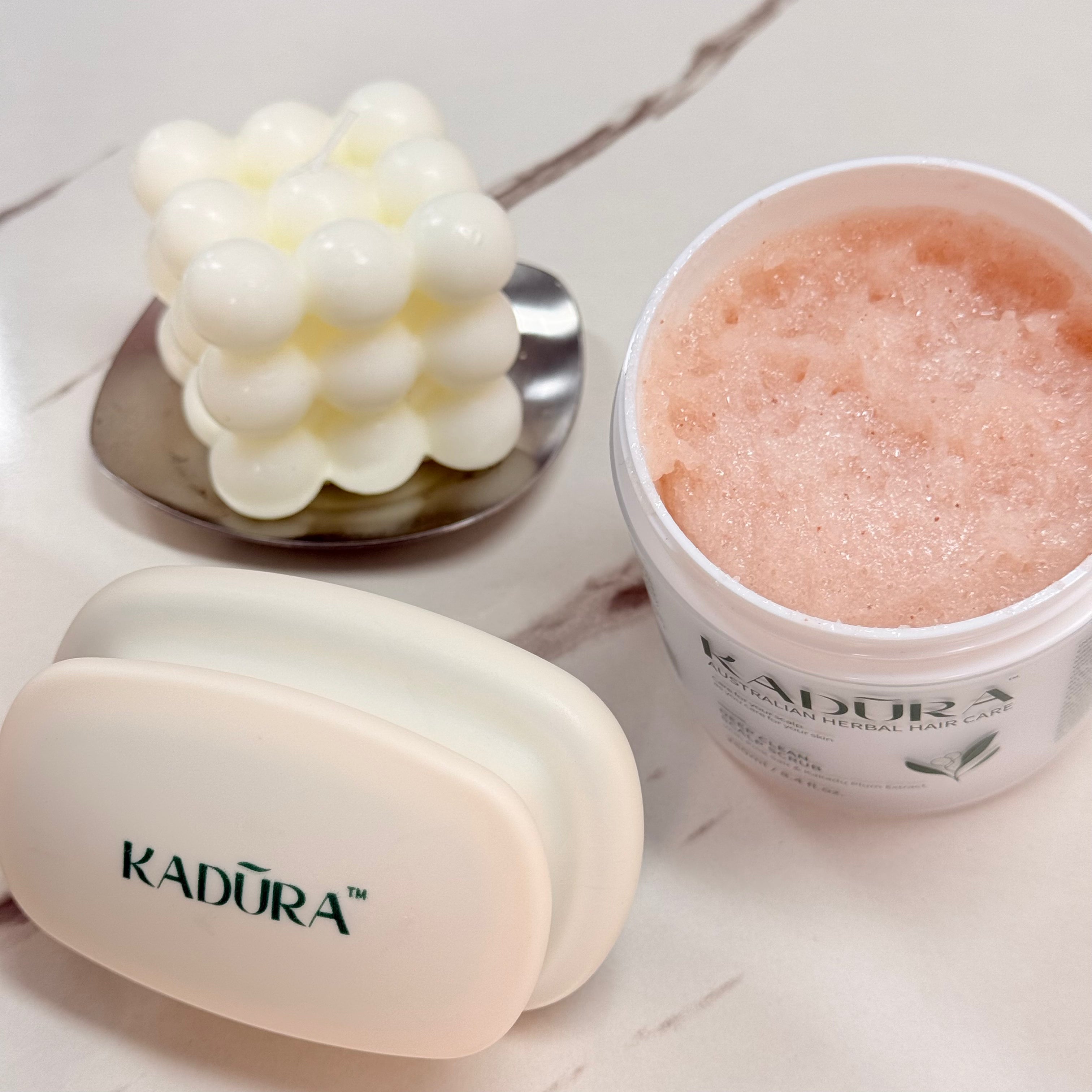 Deep Purifying Scalp Scrub with Pink Sea Salt & Kakadu Plum – Oil Control & Refresh | 250ml