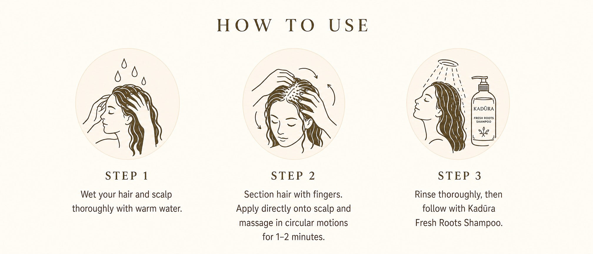 How to use Kadūra Deep Purifying Scalp Scrub for oily scalp buildup