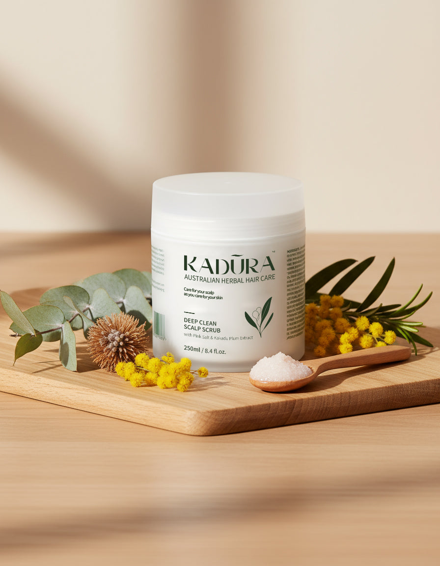 Deep Purifying Scalp Scrub with Pink Sea Salt & Kakadu Plum – Oil Control & Refresh | 250ml