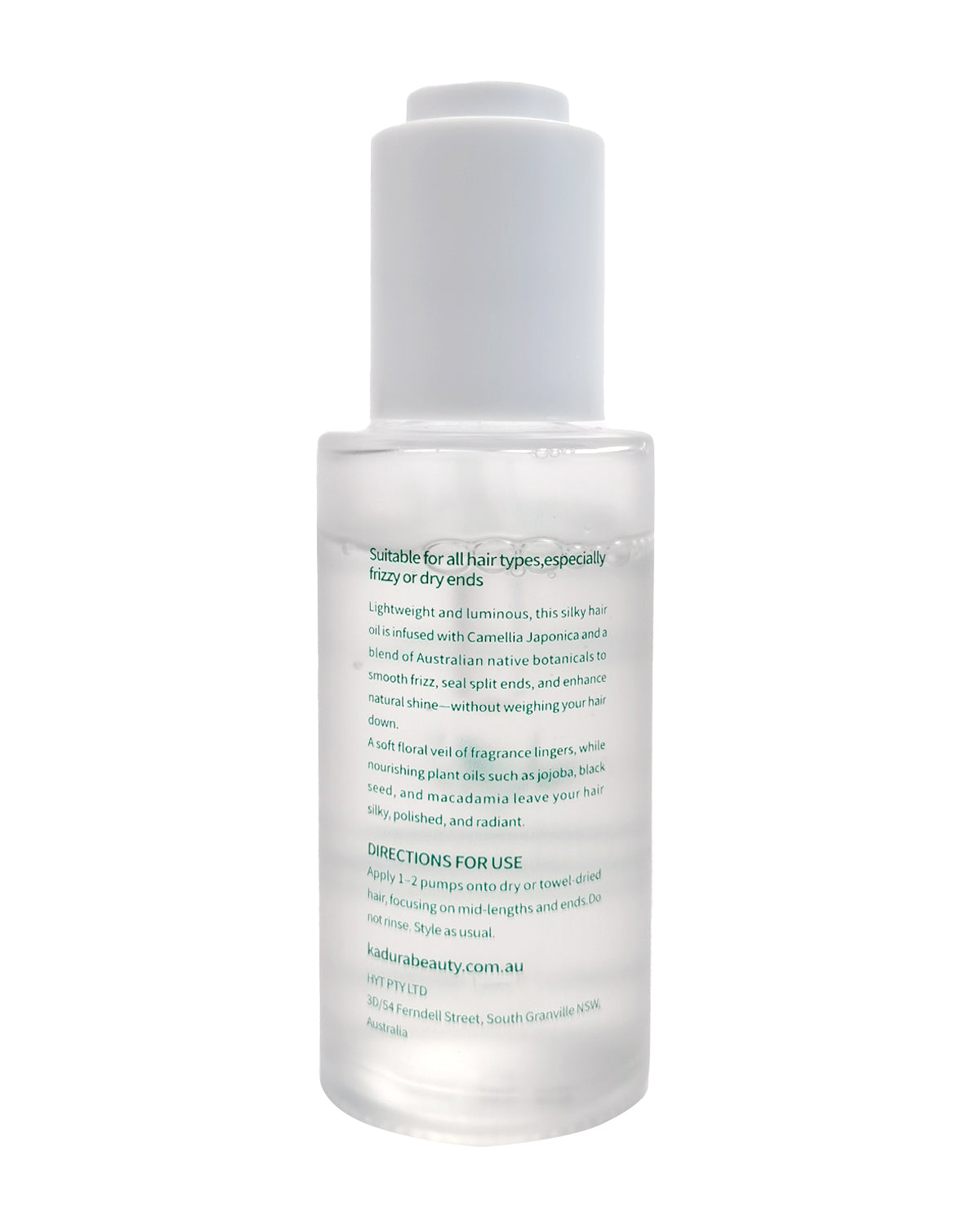 Botanical Hair Perfume Oil with Camellia & Australian Native Oils – Shine, Frizz Control | 50ml