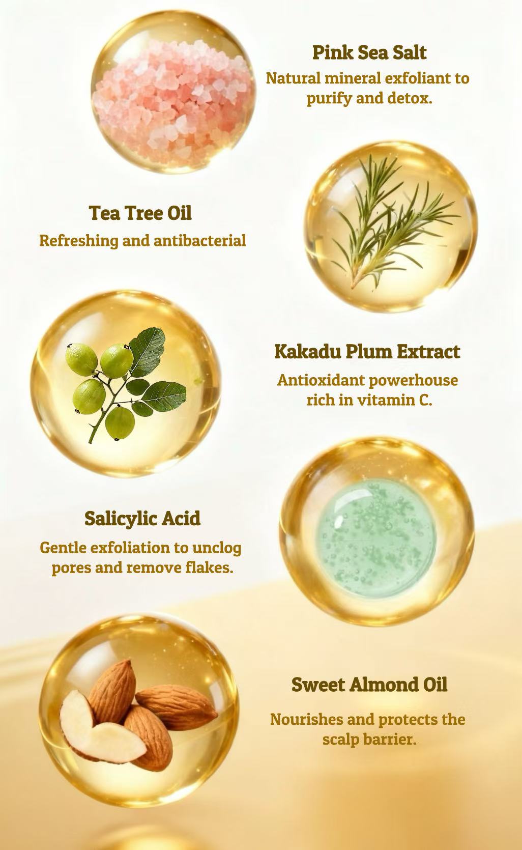 Deep Purifying Scalp Scrub with Pink Sea Salt & Kakadu Plum – Oil Control & Refresh | 250ml