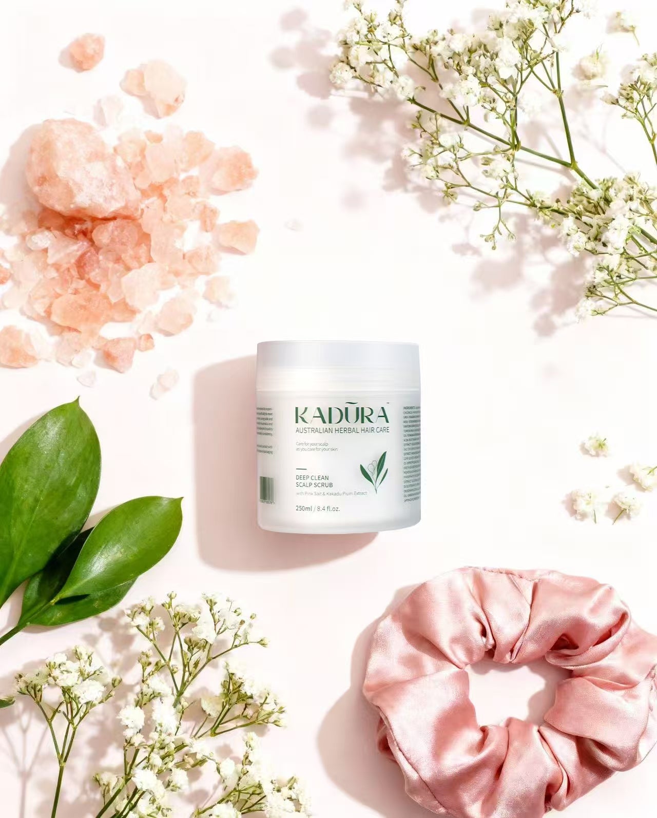 Deep Purifying Scalp Scrub with Pink Sea Salt & Kakadu Plum – Oil Control & Refresh | 250ml