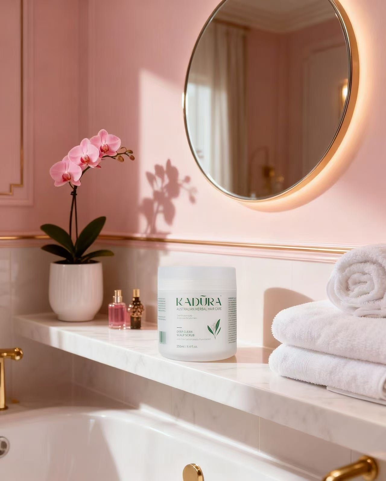 Deep Purifying Scalp Scrub with Pink Sea Salt & Kakadu Plum – Oil Control & Refresh | 250ml