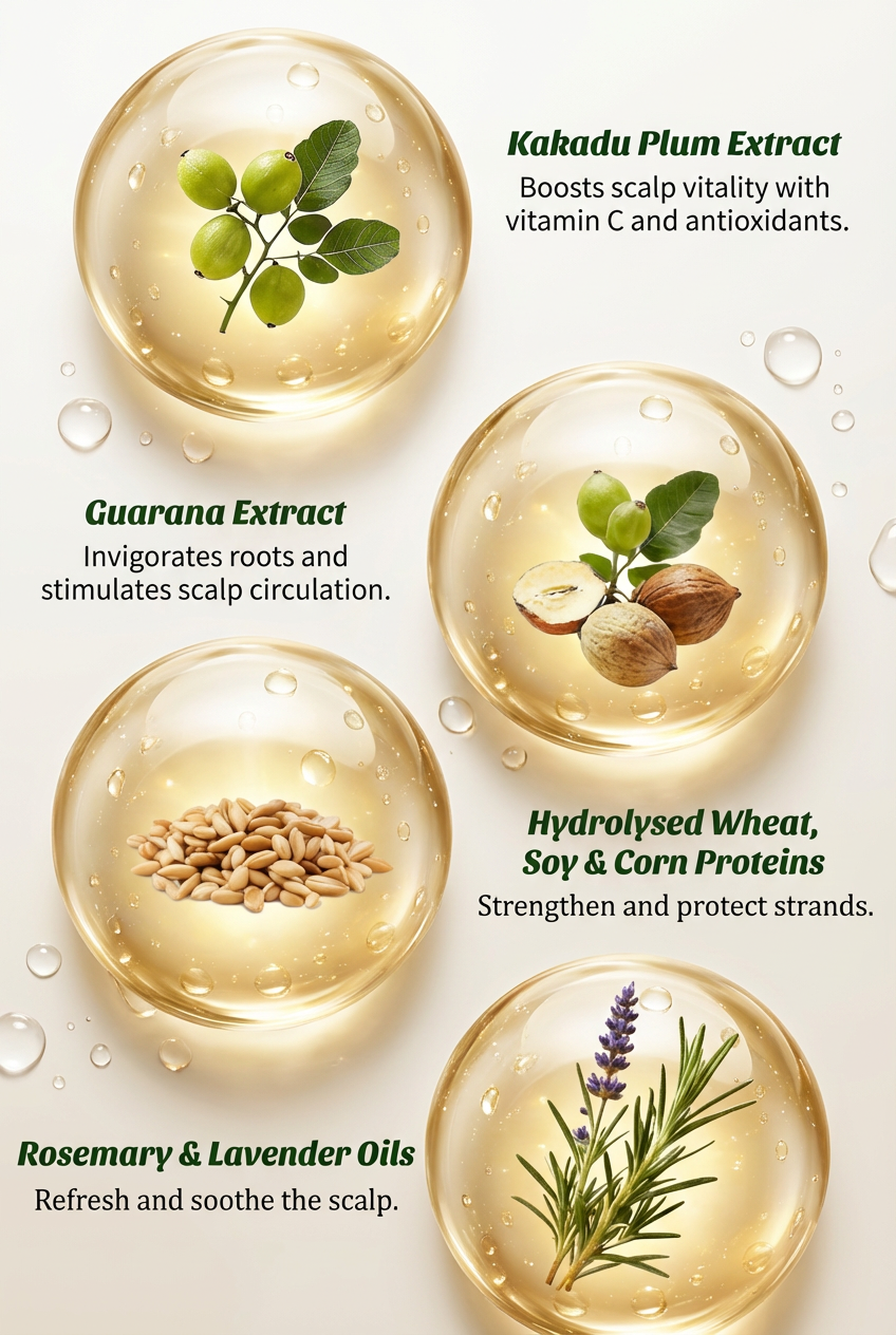 Kadūra Fresh Roots Shampoo-Scalp Reset for Oily & Flat Hair | 400ml