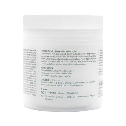 Deep Purifying Scalp Scrub with Pink Sea Salt &amp; Kakadu Plum – Oil Control &amp; Refresh | 250ml