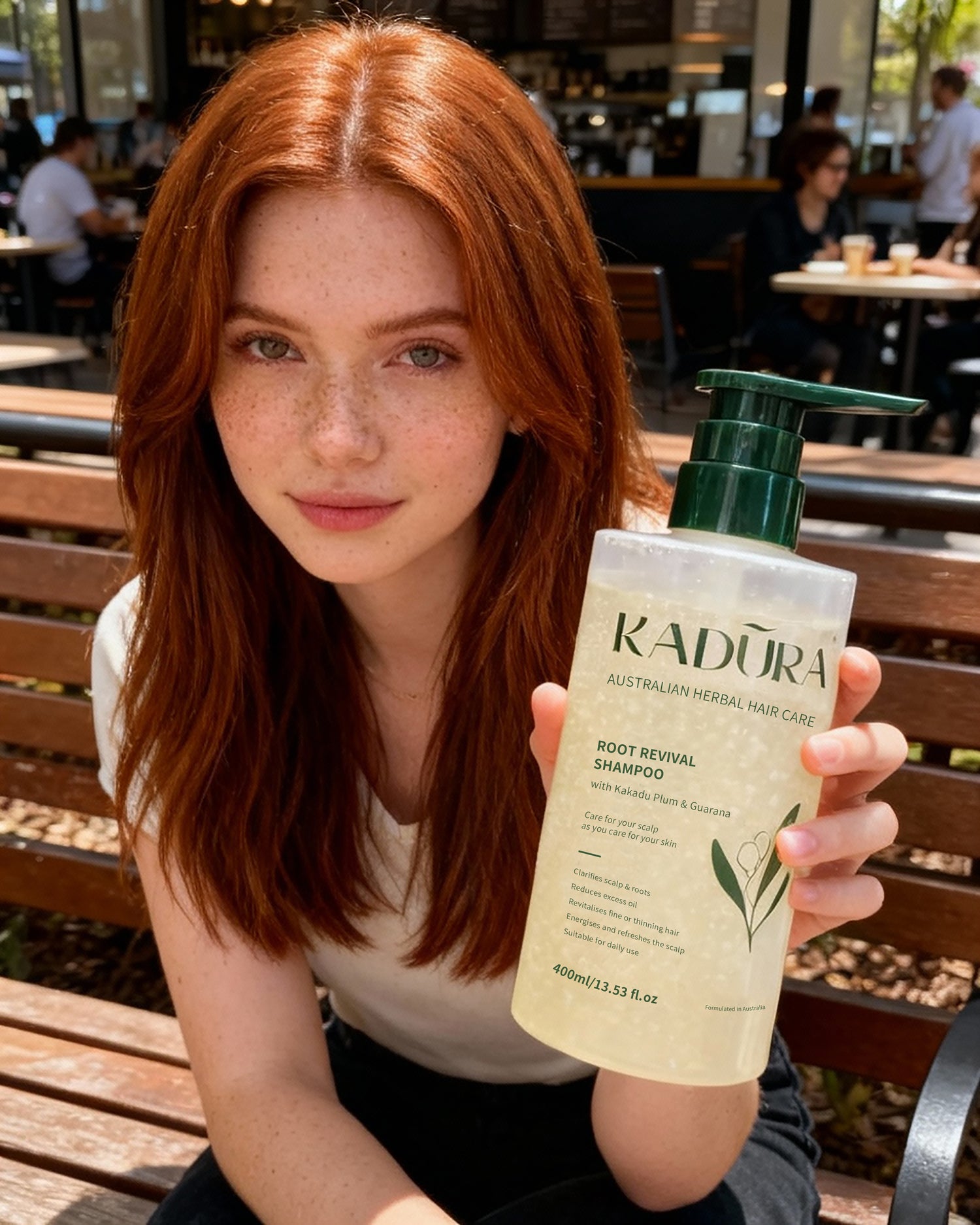 Root Revival Shampoo with Kakadu Plum &amp; Guarana – Clarifying &amp; Energising | 400ml