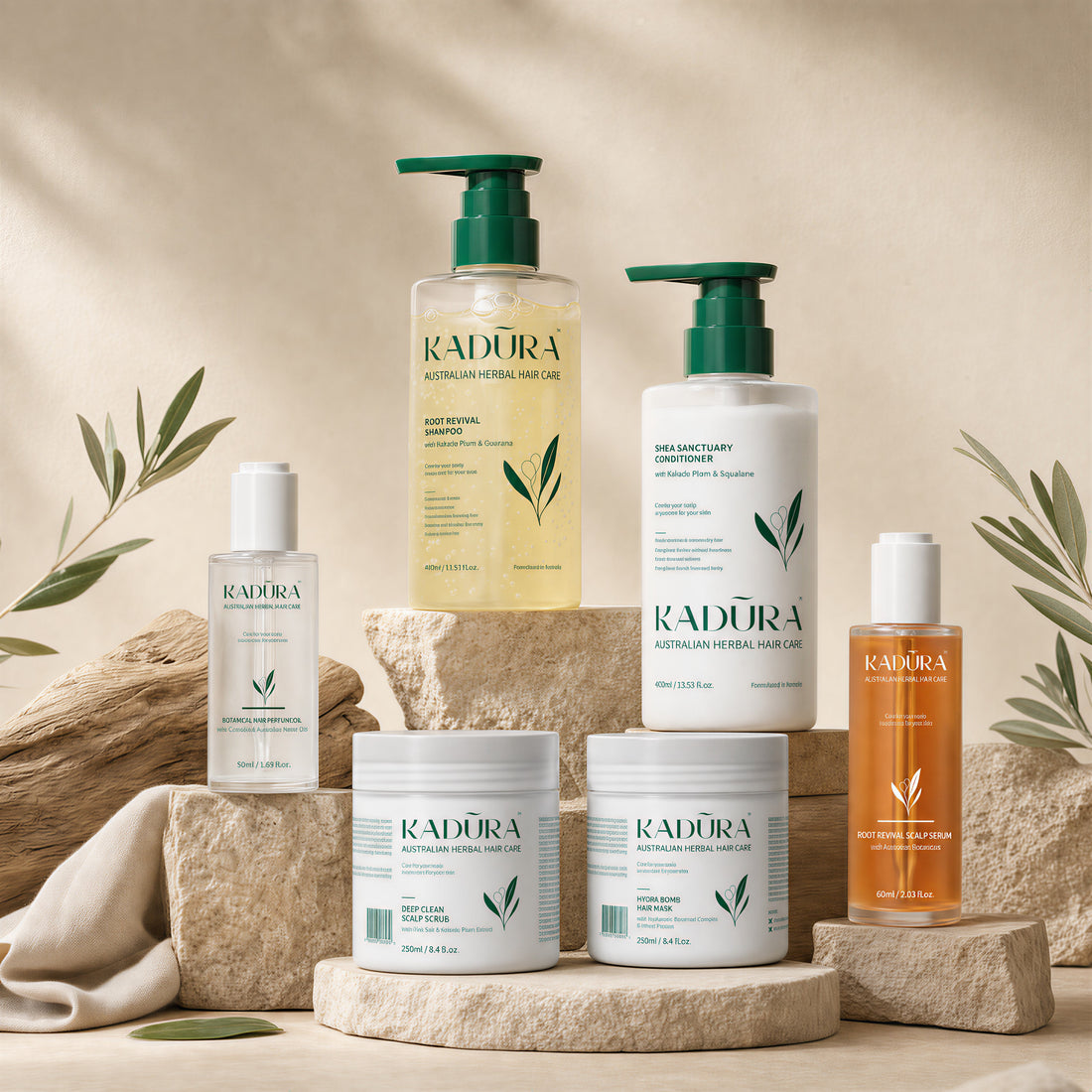 Kadūra Timeless Hair Set for Anti aging