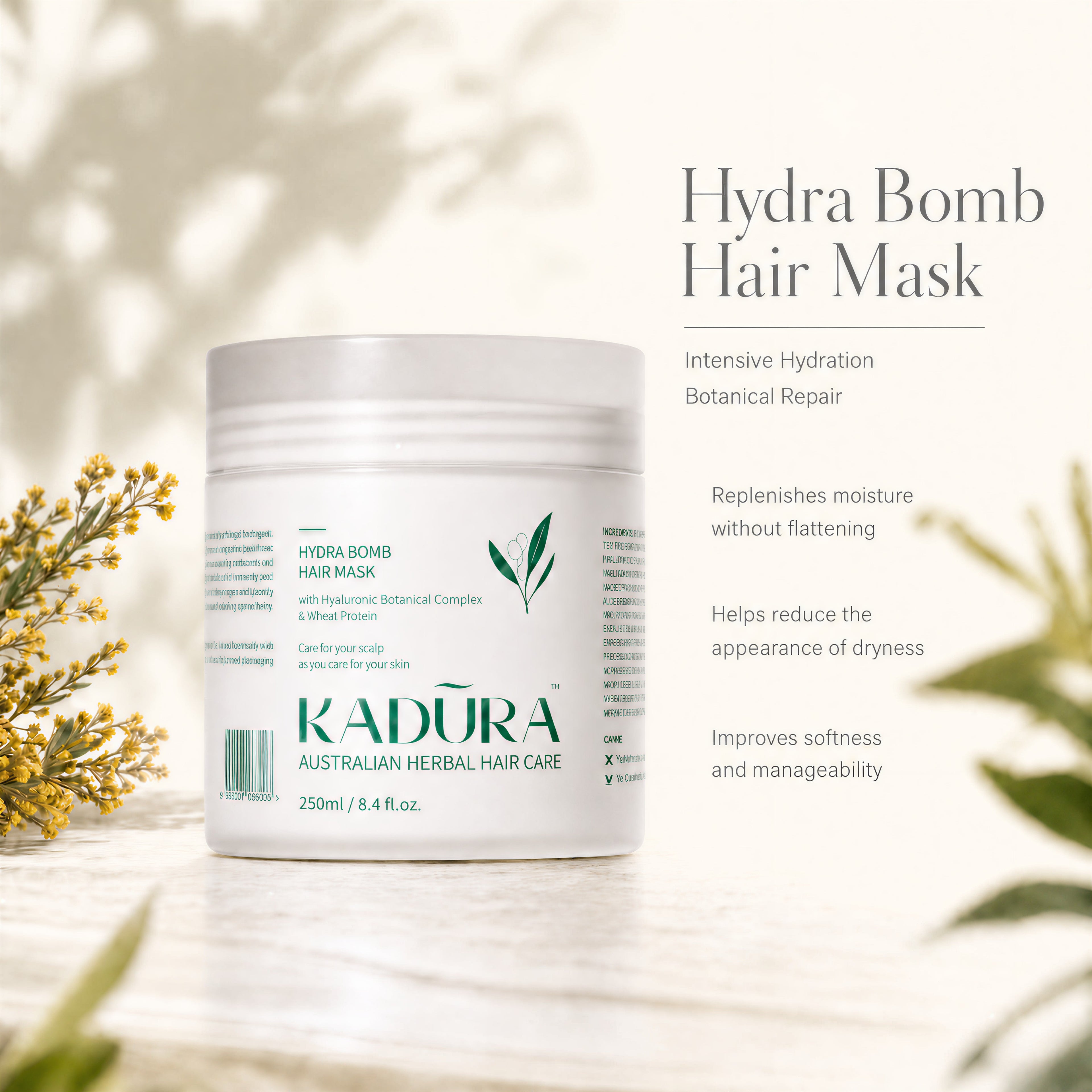 Kadūra Hydra Bomb Hair Mask
