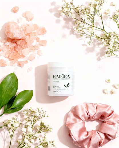 Deep Purifying Scalp Scrub with Pink Sea Salt &amp; Kakadu Plum – Oil Control &amp; Refresh | 250ml