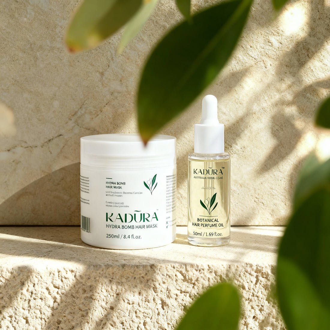 Kadūra Shine &amp; Finish Duo | Smoothing &amp; Gloss-Enhancing Set