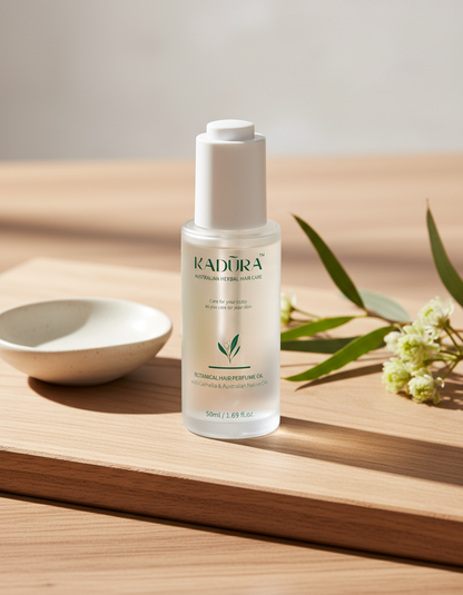 Botanical Hair Perfume Oil with Camellia &amp; Australian Native Oils – Shine, Frizz Control | 50ml