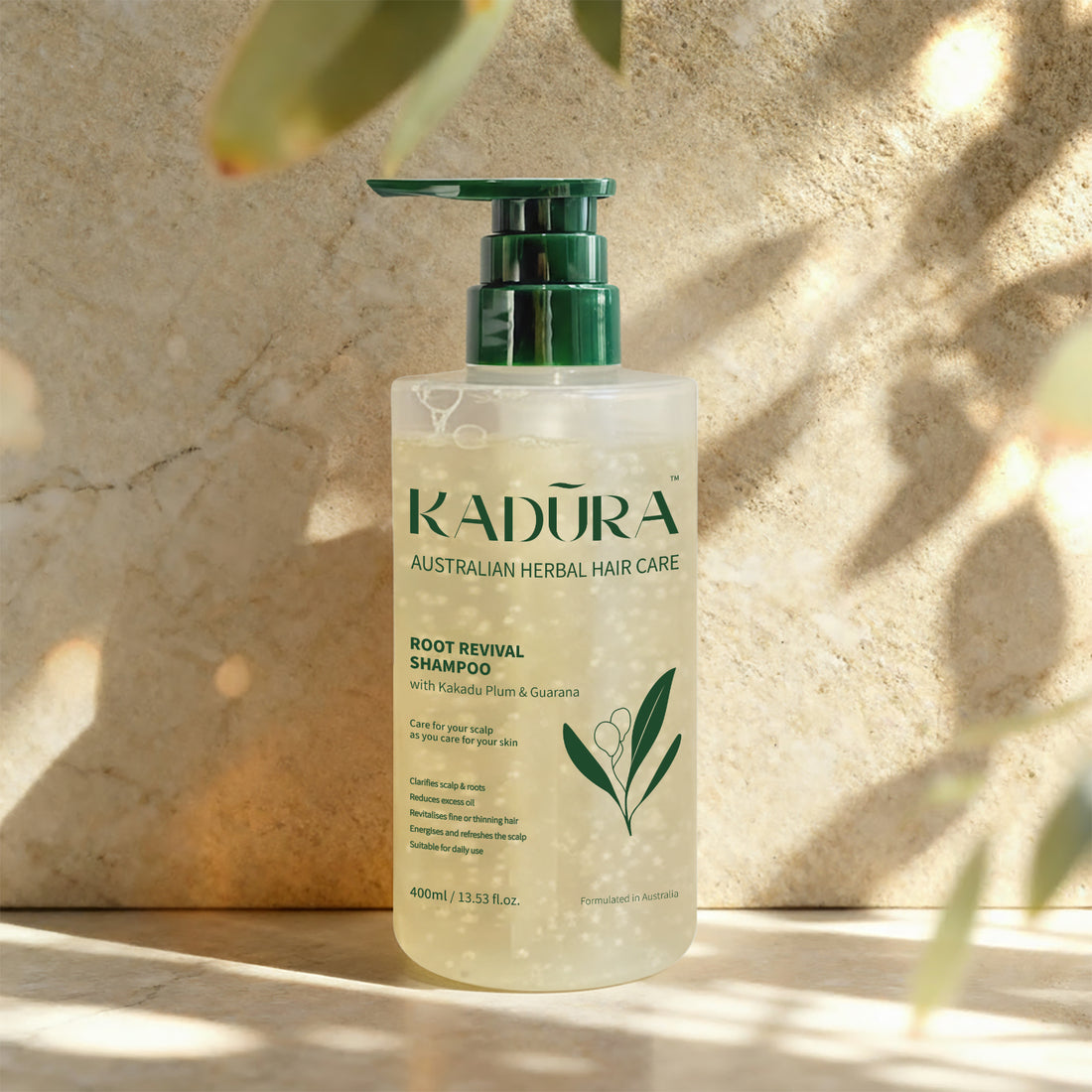 Root Revival Shampoo with Kakadu Plum &amp; Guarana – Clarifying &amp; Energising | 400ml