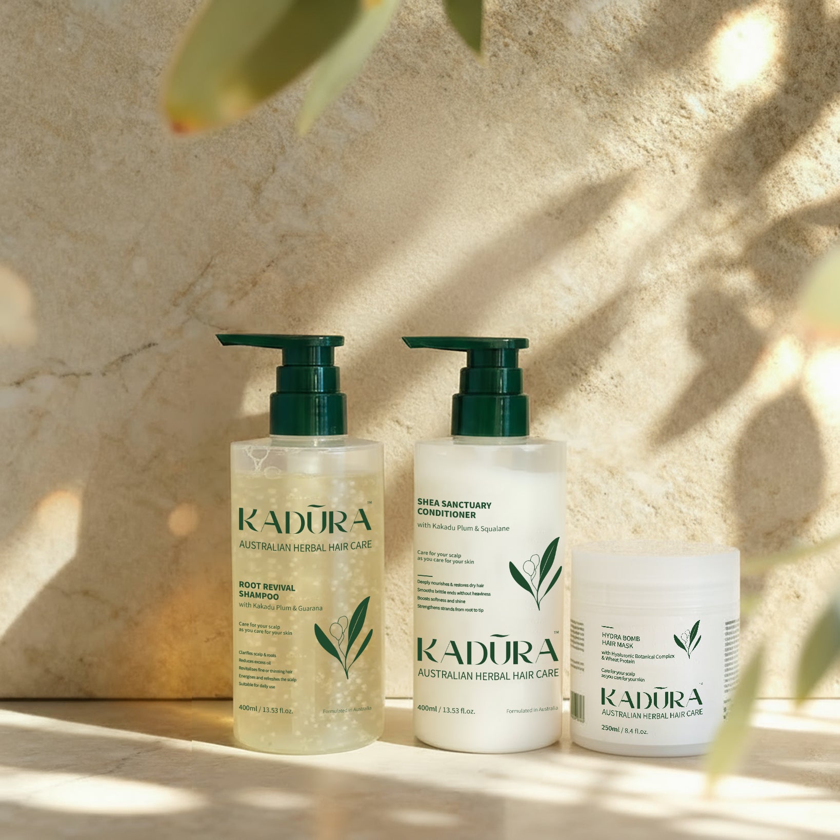 Kadūra Deep Renewal Ritual Set | Botanical Repair &amp; Hydration