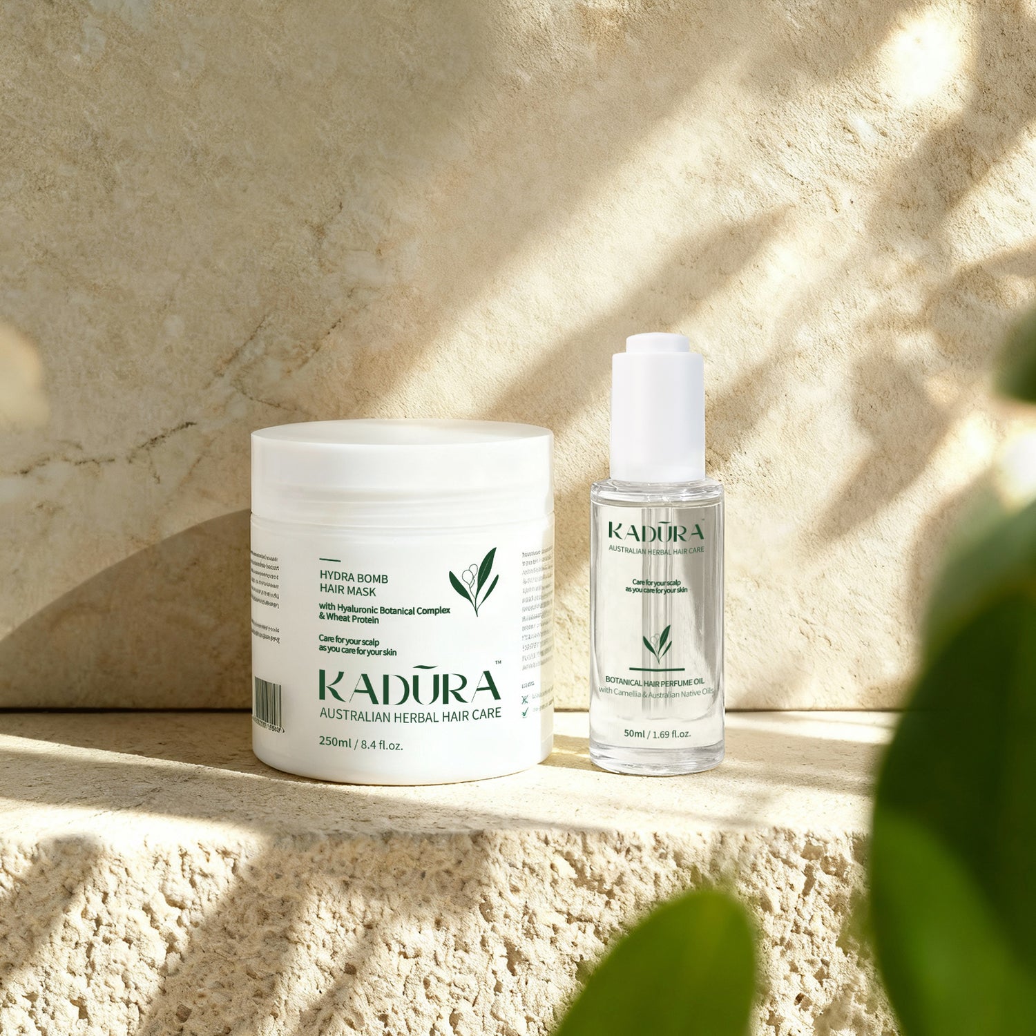 Kadūra Shine &amp; Finish Duo | Smoothing &amp; Gloss-Enhancing Set