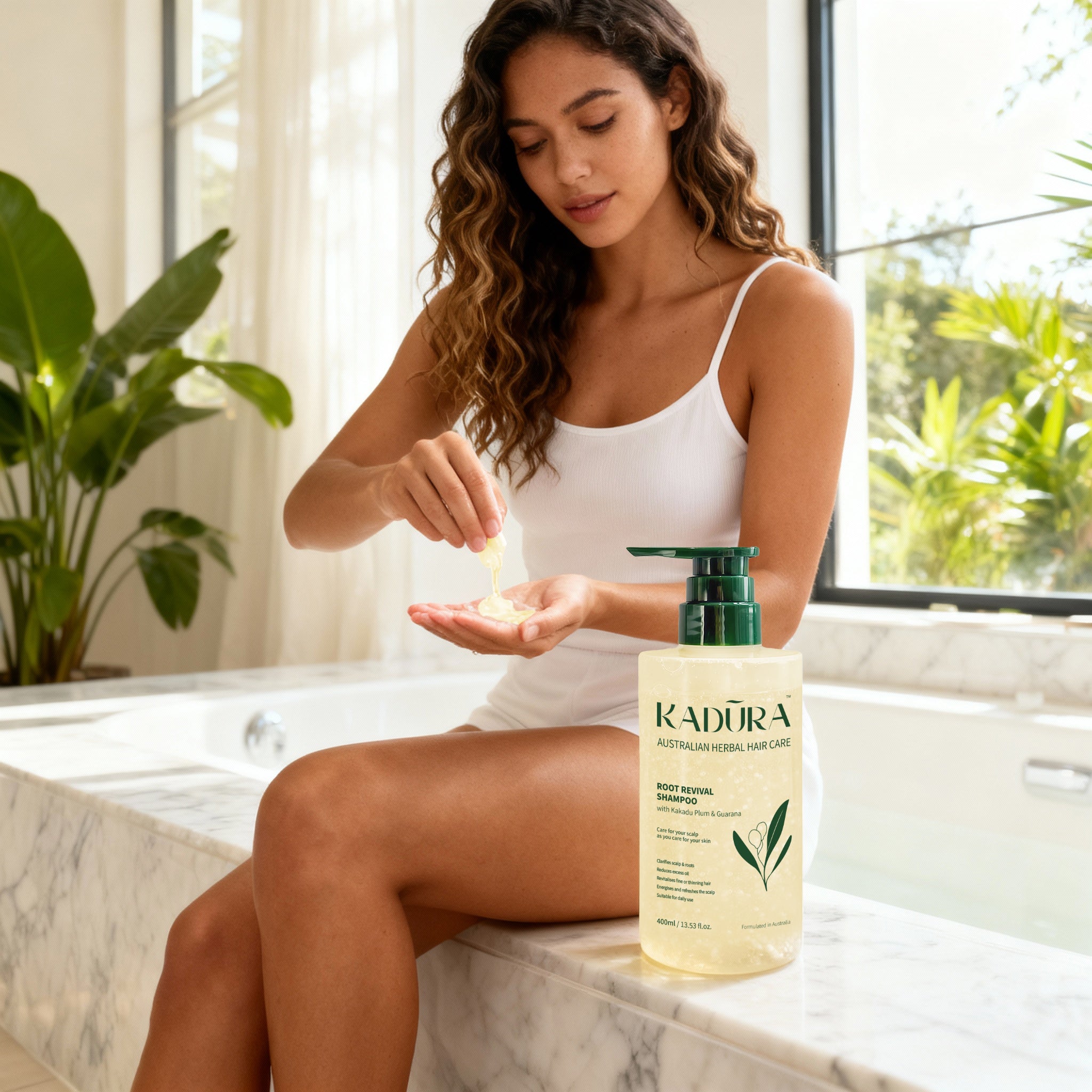 Root Revival Shampoo with Kakadu Plum &amp; Guarana – Clarifying &amp; Energising | 400ml