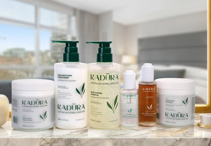 Kadūra Complete Scalp Revival Collection | Full Botanical Haircare Routine