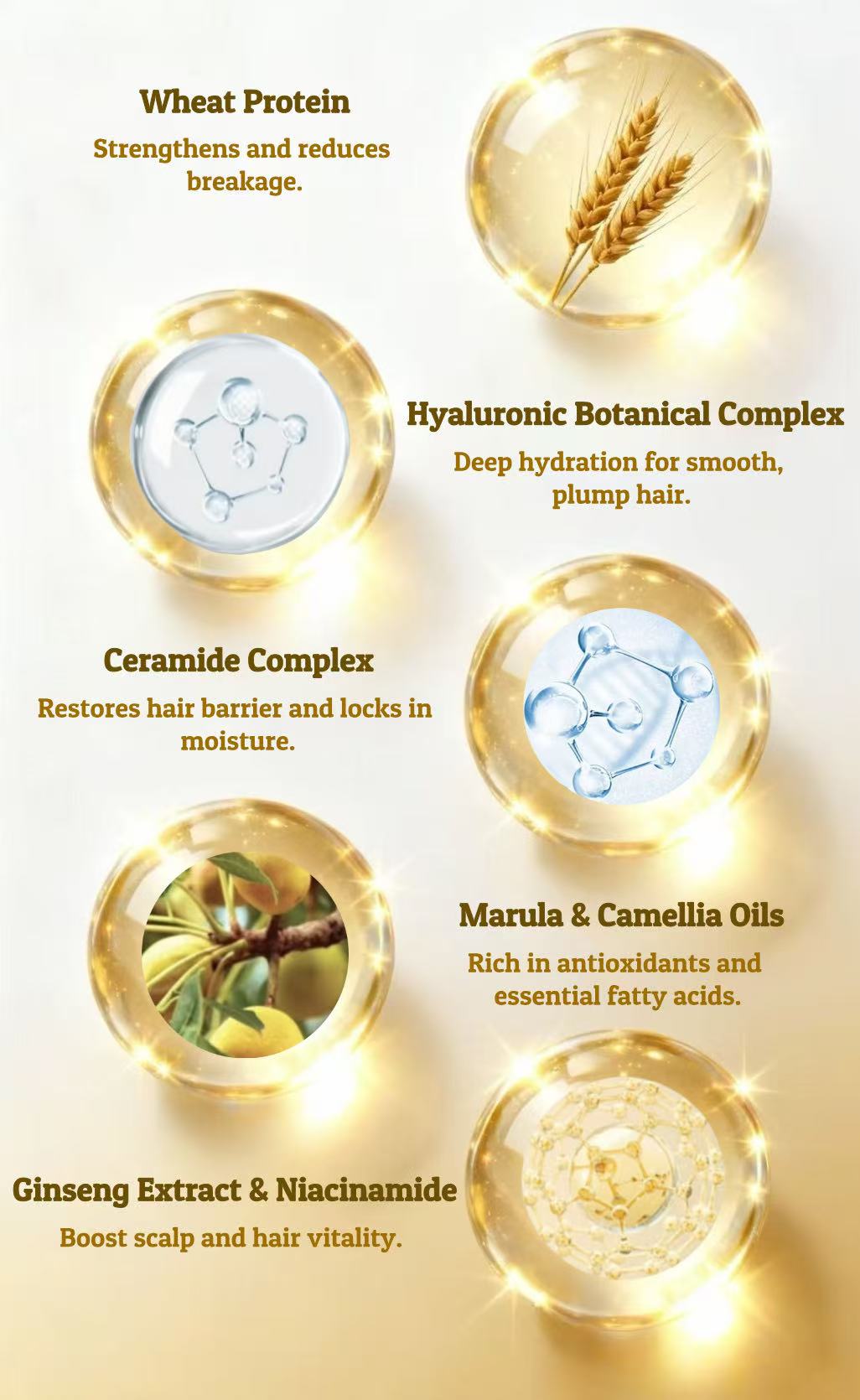 Hydra Bomb Hair Mask with Hyaluronic Botanical Complex &amp; Wheat Protein – Intense Hydration &amp; Repair | 250ml