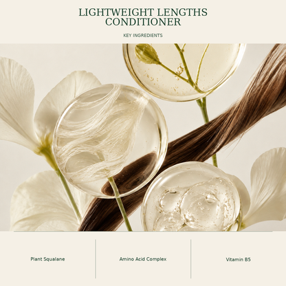 Botanical ingredient illustration for Kadūra Lightweight Lengths Conditioner for soft, manageable hair lengths