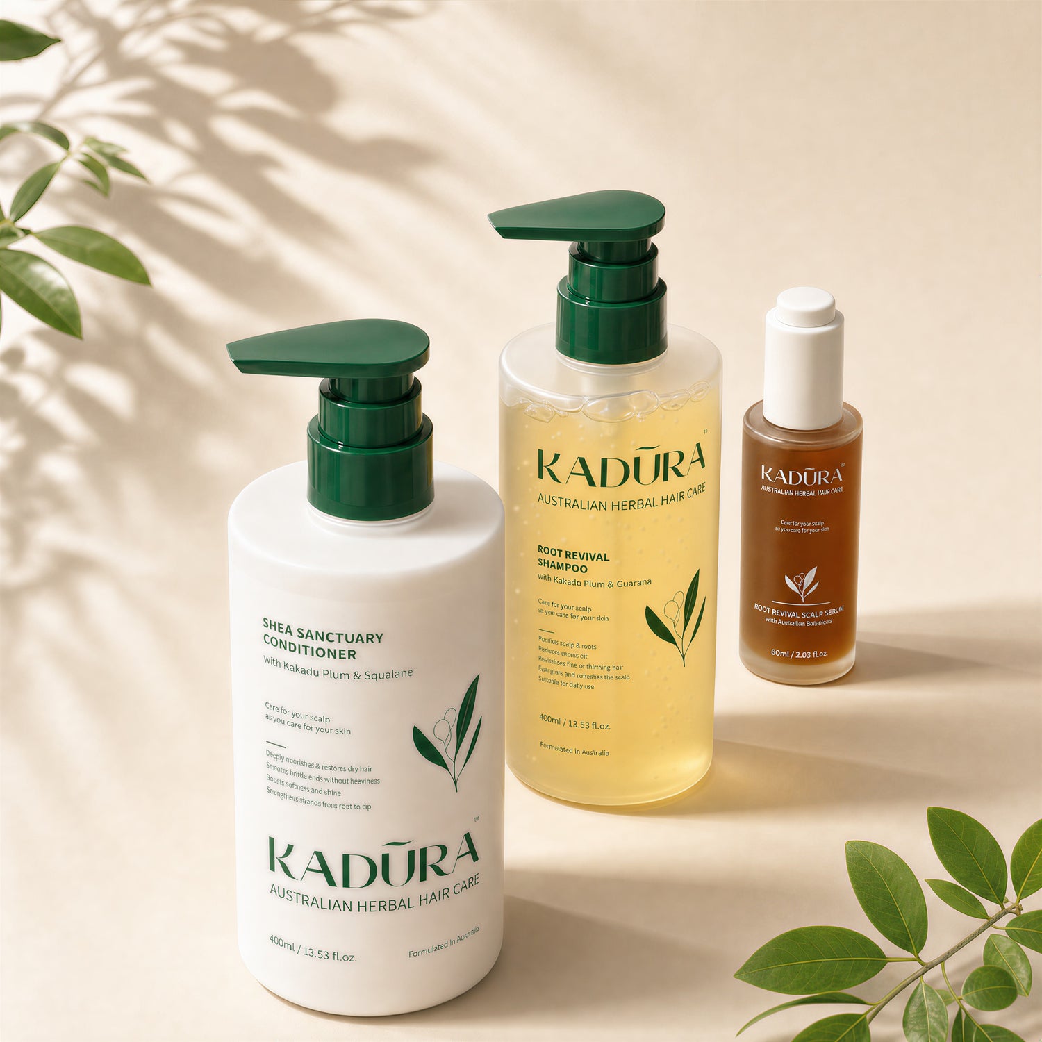 Kadūra RootRevive Trio for Hair Fall