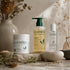 Kadūra PureBalance Trio for oily scalp and oily hair in an earthy botanical display