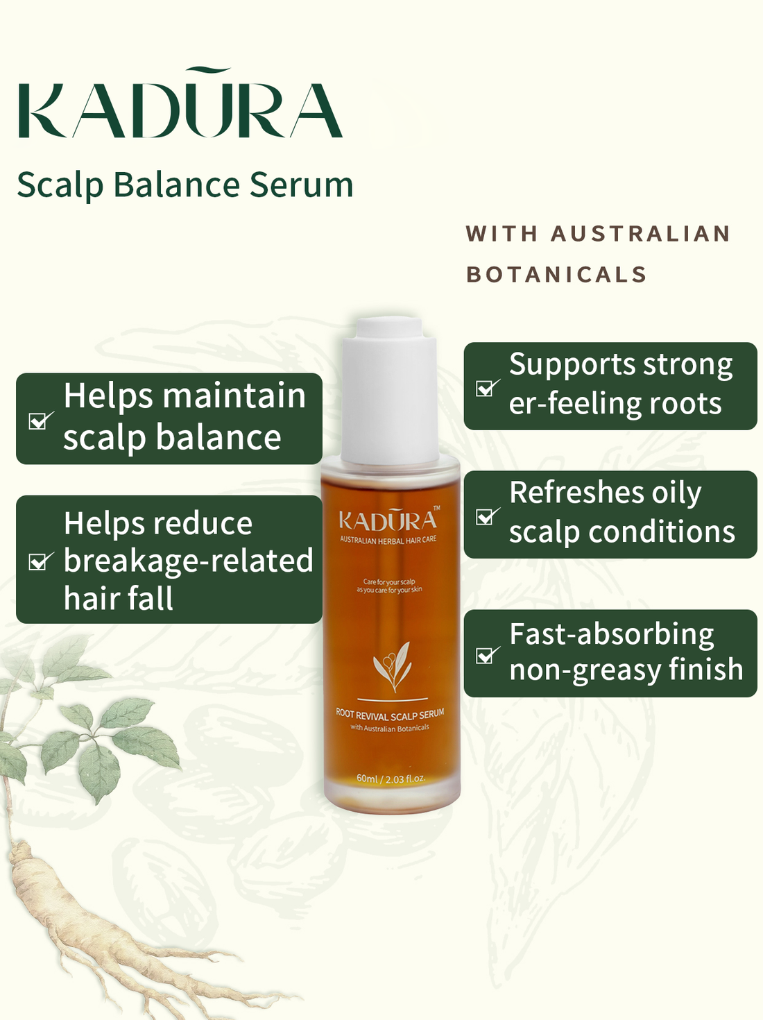 Kadūra Scalp Balance Serum | 60ml