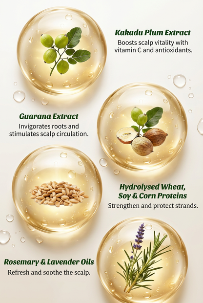 Kadūra Fresh Roots Shampoo-Scalp Reset for Oily &amp; Flat Hair | 400ml