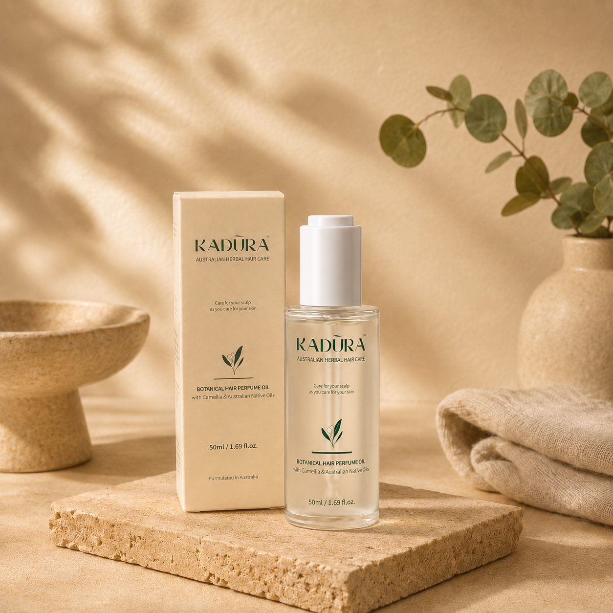 Kadūra Botanical Perfume Hair Oil